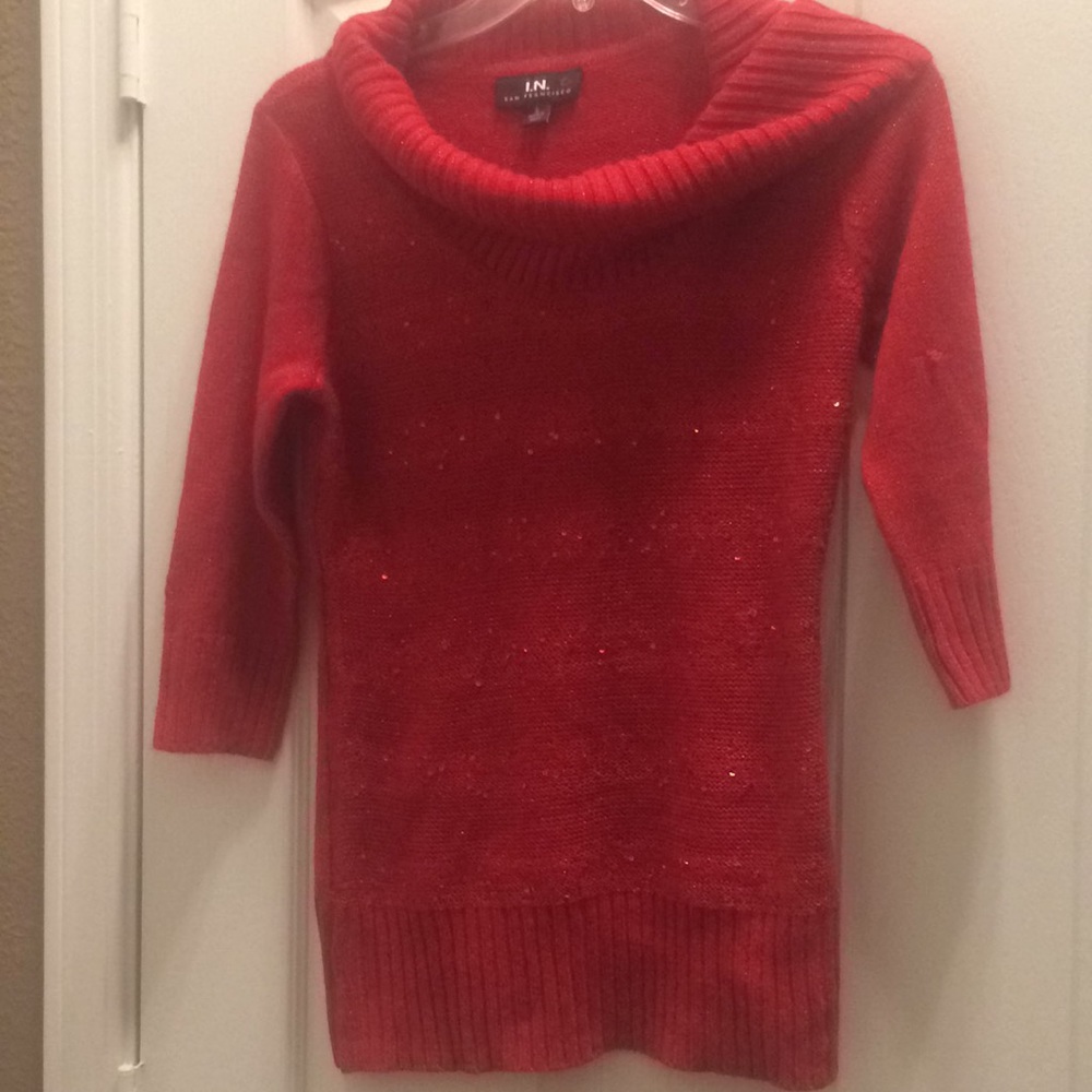 FINAL MARKDOWN I.n San Francisco Sparkly ladies sweater small